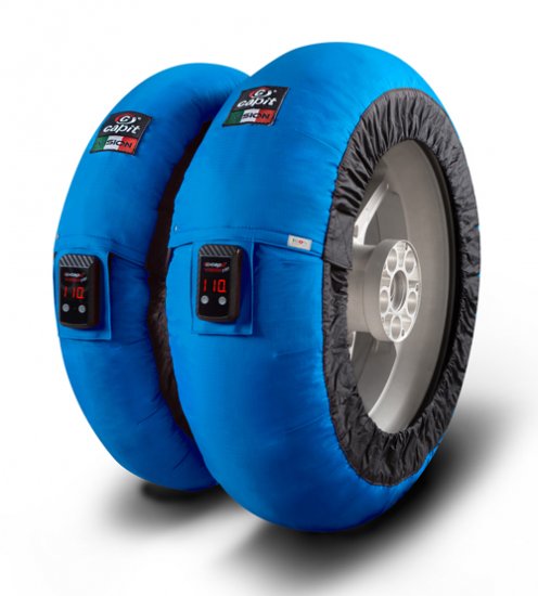 CAPIT - MAXIMA VISION PRO TYRE WARMERS M/XXL "BLUE" - Click Image to Close