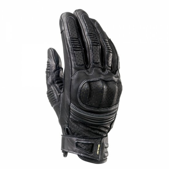 KVS Summer Leather Glove (N/N) Black Black - Click Image to Close