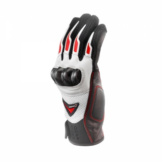 RAPTOR-2 Glove (B/R) White Black Red - Click Image to Close