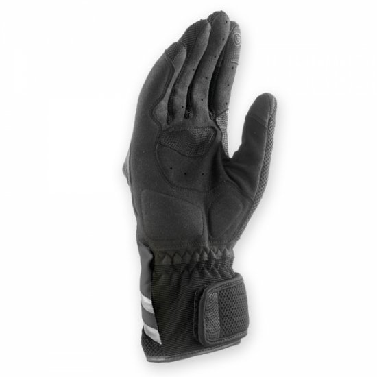 SR-2 Summer Vented Gloves (N/GR) Black Grey - Click Image to Close