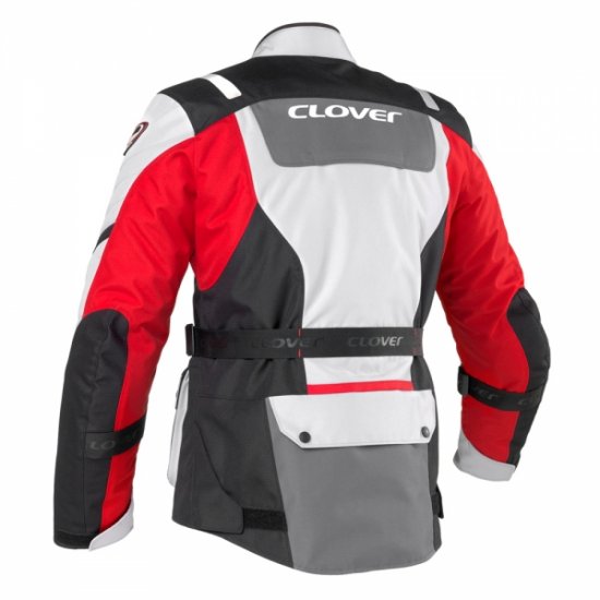 Scout-2 WP Adventure Touring 3 Season Jacket Grey Red - Click Image to Close