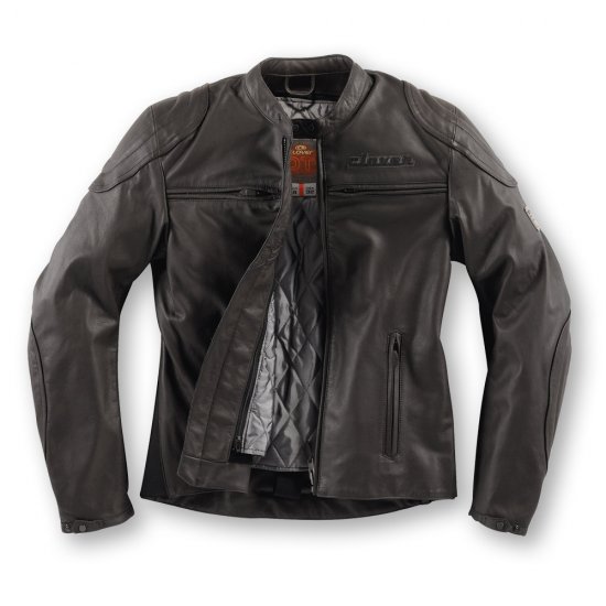 CLOVER BULLET LEATHER JACKET - BROWN - Click Image to Close