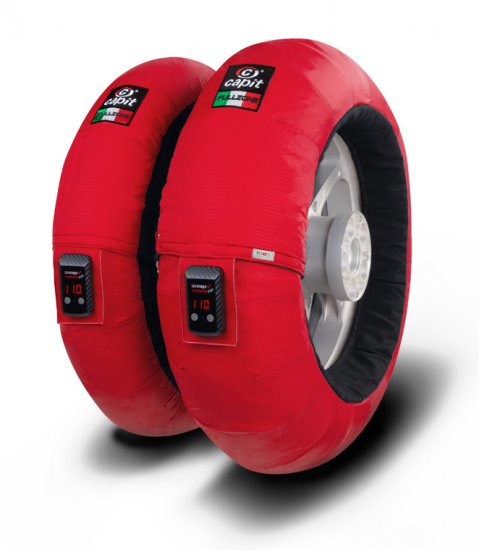 CAPIT - FULL CONTROL VISION PRO TYRE WARMERS M/XXL "RED" - Click Image to Close